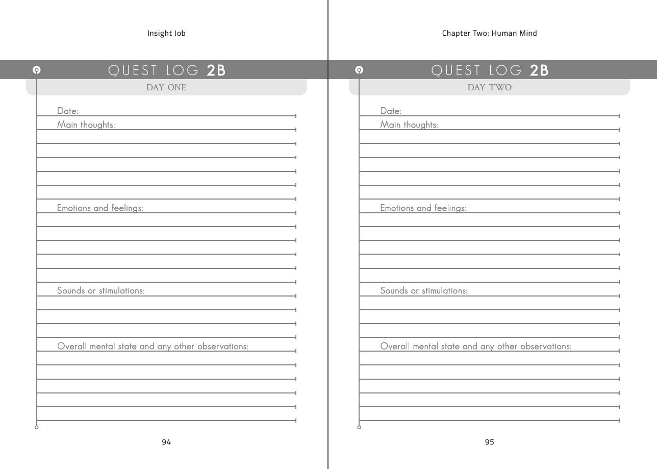 Hardcover - Insight Job: 20 Quests for your Journey Within